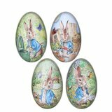 Oeuf de Pâques en Métal Peter Rabbit - Rouge