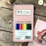 Boîte de Crayons de couleur Sirènes Belle & Boo