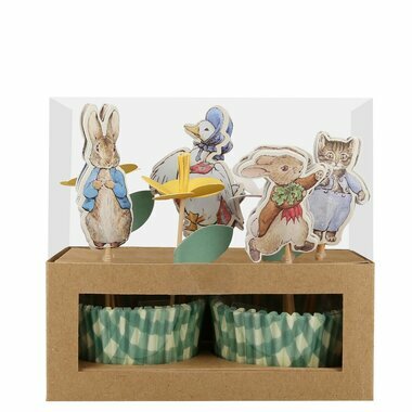 caissettes à cupcake papier - pierre lapin - 75pcs - 4.8 x 3 cm -  Anniversary House