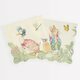 16 Grandes Serviettes en papier Pierre Lapin dans le Jardin