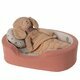 Panier pour Peluche Chiot Puppy - Corail