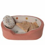 Panier pour Peluche Chiot Puppy - Corail