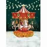 Carte Postale "Christmas Carousel"