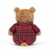 Peluche Ours en Pyjama Tartan - Bartholomew