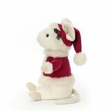 Peluche Souris de Noël