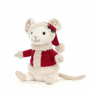 Peluche Souris de Noël