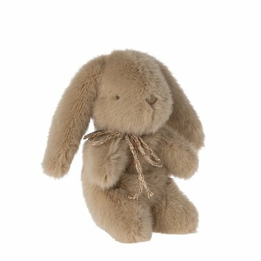 Mini Peluche Lapin Bunny - Crème Pêche