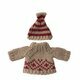 Pull et Bonnet Tricotés pour Maman Souris