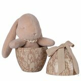 Oeuf de Pâques avec Lapin Bunny - Rose Poudre