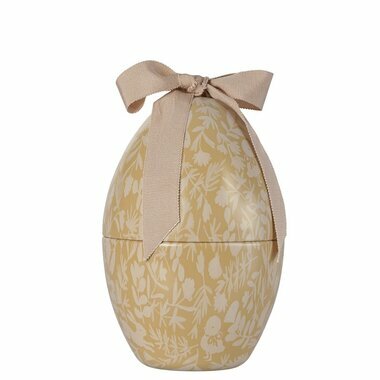 Oeuf de Pâques en Métal - Jaune Crème