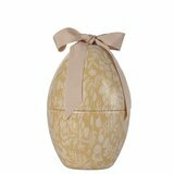 Oeuf de Pâques en Métal - Jaune Crème