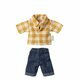 Chemise Vichy Jaune et Pantalon pour Papa Souris