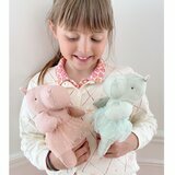 Doudou Hippo avec Jupe Small - Soft Rose