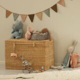 Doudou Hippo avec Jupe Small - Soft Rose