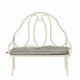 Banc Vintage (taille Mini) - Blanc Cassé