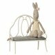 Banc Vintage (taille Mini) - Blanc Cassé