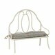 Banc Vintage (taille Mini) - Blanc Cassé