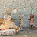 Lapin Bunny Marron Body et Tutu Rose - Taille 1 (Mini)