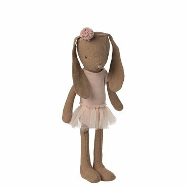 Lapin Bunny Marron Body et Tutu Rose - Taille 1 (Mini)