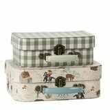 Set de 2 Valises avec Tissu - Pony