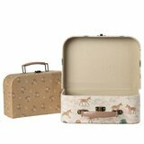 Set de 2 Valises avec Tissu - Licorne