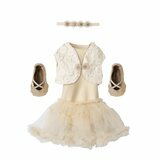 Lapin Bunny Body et Tutu Crème - Taille 3 (Medium)