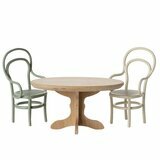 Table à Manger Ovale pour Souris - Nature