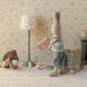 Lit Enfant en Métal (taille Micro) - Rose Poudre