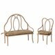 Chaise Vintage (taille Mini) - Rose Foncé