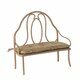 Banc Vintage (taille Mini) - Rose Foncé