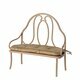Banc Vintage (taille Mini) - Rose Foncé