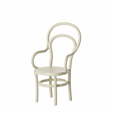 Chaise Vintage pour Souris - Blanc Cassé