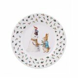 Set de 4 Assiettes à Dessert de Noël Peter Rabbit 