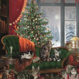 Calendrier de l'Avent Grand Format - Chats à la Fenêtre