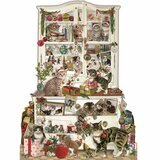 Calendrier de l'Avent Format A3 - Chats de Noël Malicieux