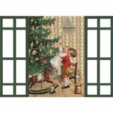 Mini Calendrier de l'Avent - Carte Fenêtre de Noël (Sapin)