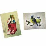 Mini Calendrier de l'Avent - Carte Fenêtre de Noël (Sapin)