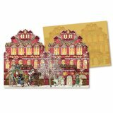 Mini Calendrier de l'Avent - Maison de Noël Lanterne (rouge)