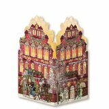 Mini Calendrier de l'Avent - Maison de Noël Lanterne (rouge)