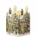 Mini Calendrier de l'Avent - Maison de Noël Lanterne (beige)
