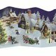 Mini Calendrier de l'Avent - Dépliant de Noël (Village)