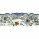 Mini Calendrier de l'Avent - Dépliant de Noël (Forêt)