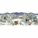 Mini Calendrier de l'Avent - Dépliant de Noël (Forêt)