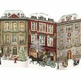 Mini Calendrier de l'Avent - Dépliant de Noël (Maisons)