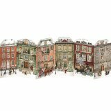 Mini Calendrier de l'Avent - Dépliant de Noël (Maisons)