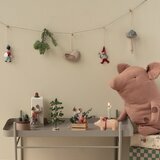 Ornement Oiseau en Tissu - Winter heart