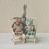 Bunny d'Hiver Marron (taille Micro) - Rose