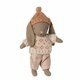 Lapin d'Hiver Marron (taille Micro) - Rose