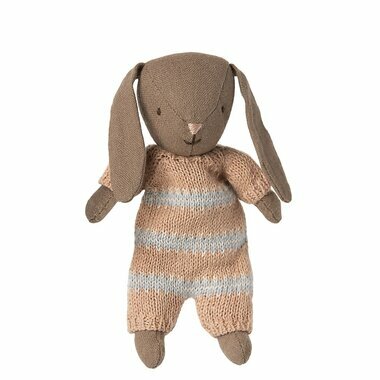 Bunny Marron (taille Micro) - Combinaison Rose Poudr&eacute;