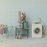 Lapin Marron (taille Micro) - Combinaison Bleue